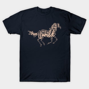 Wild & Free | Typography Design T-Shirt